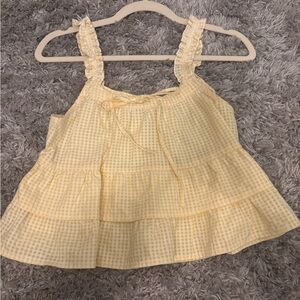 Yellow Francesca’s top